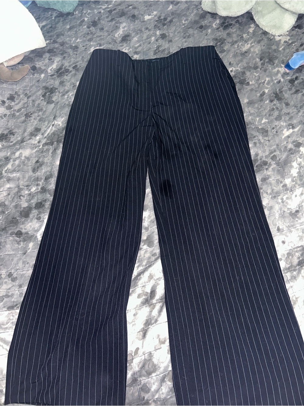 Tommy Hilfiger Navy Pinstripe Trousers